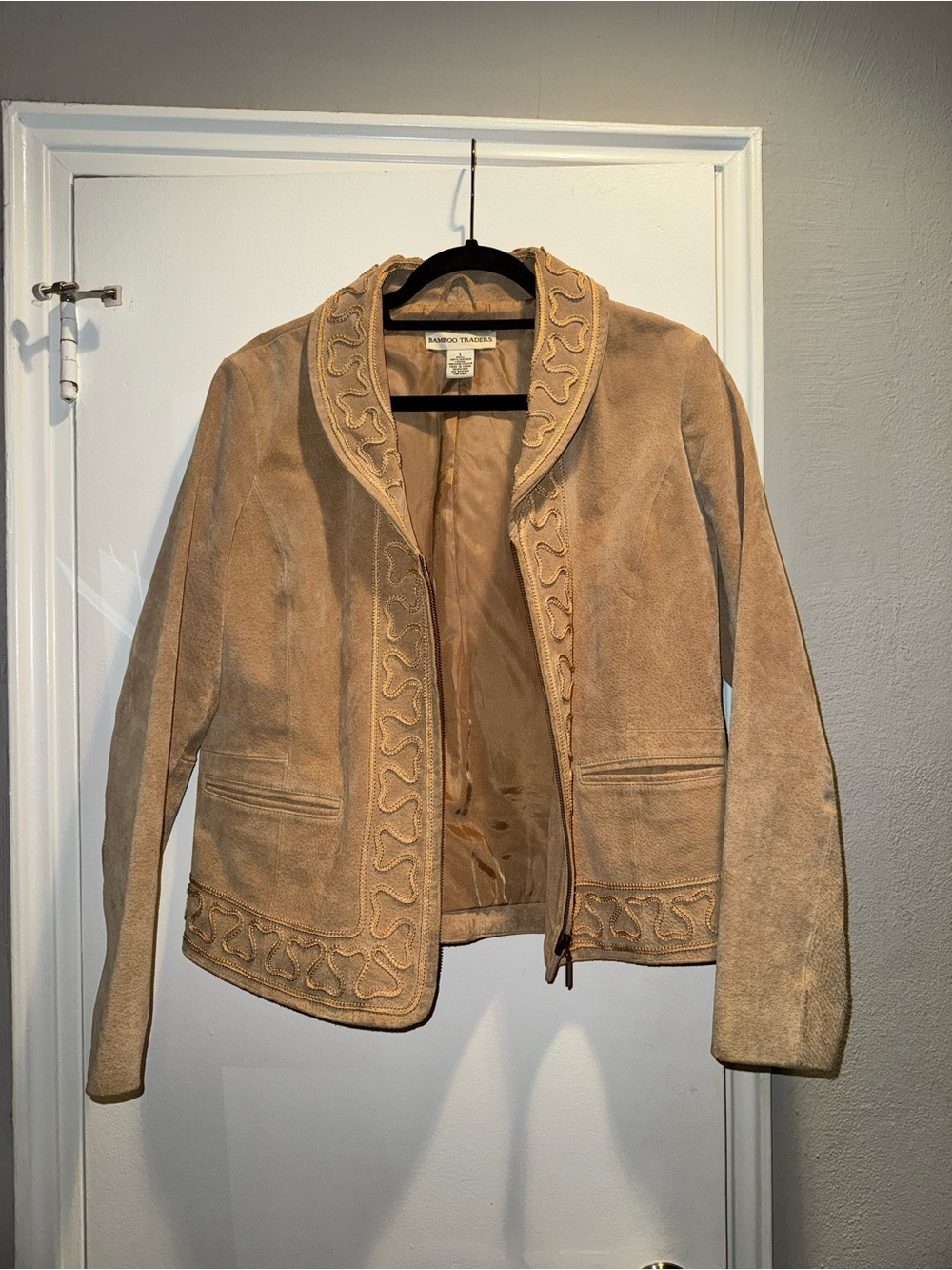 Vintage Bamboo Traders 100% Leather Jacket